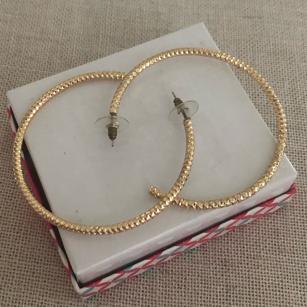 New Gold hoop earrings